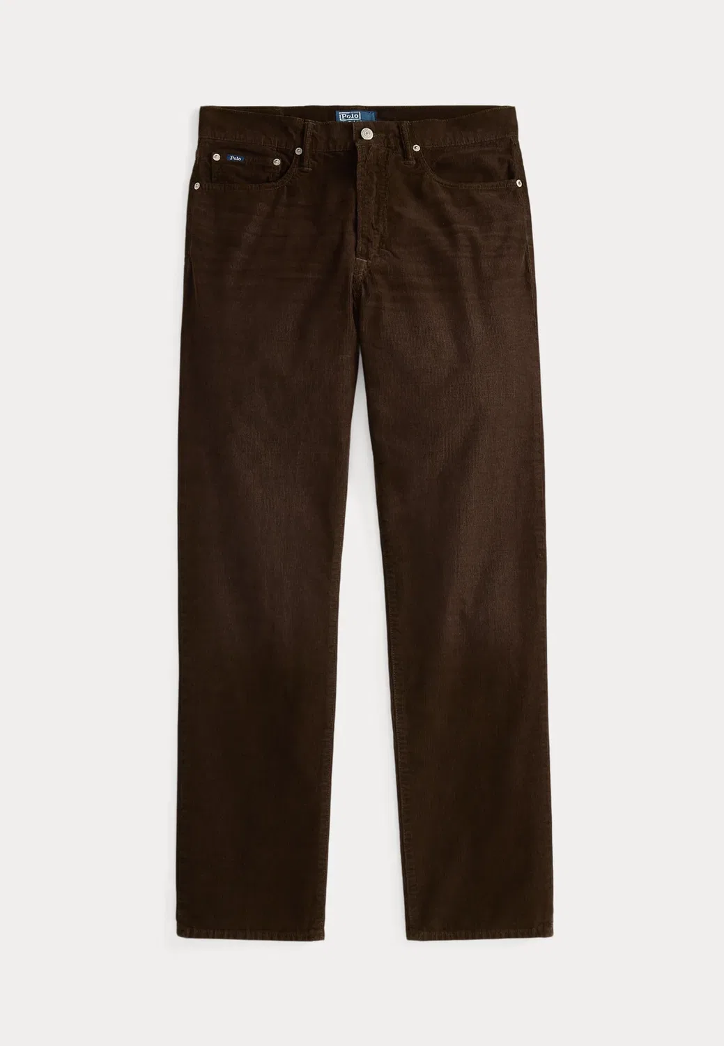 Брюки прямого кроя из вельвета Polo Ralph Lauren, Dark Beech — фото 4