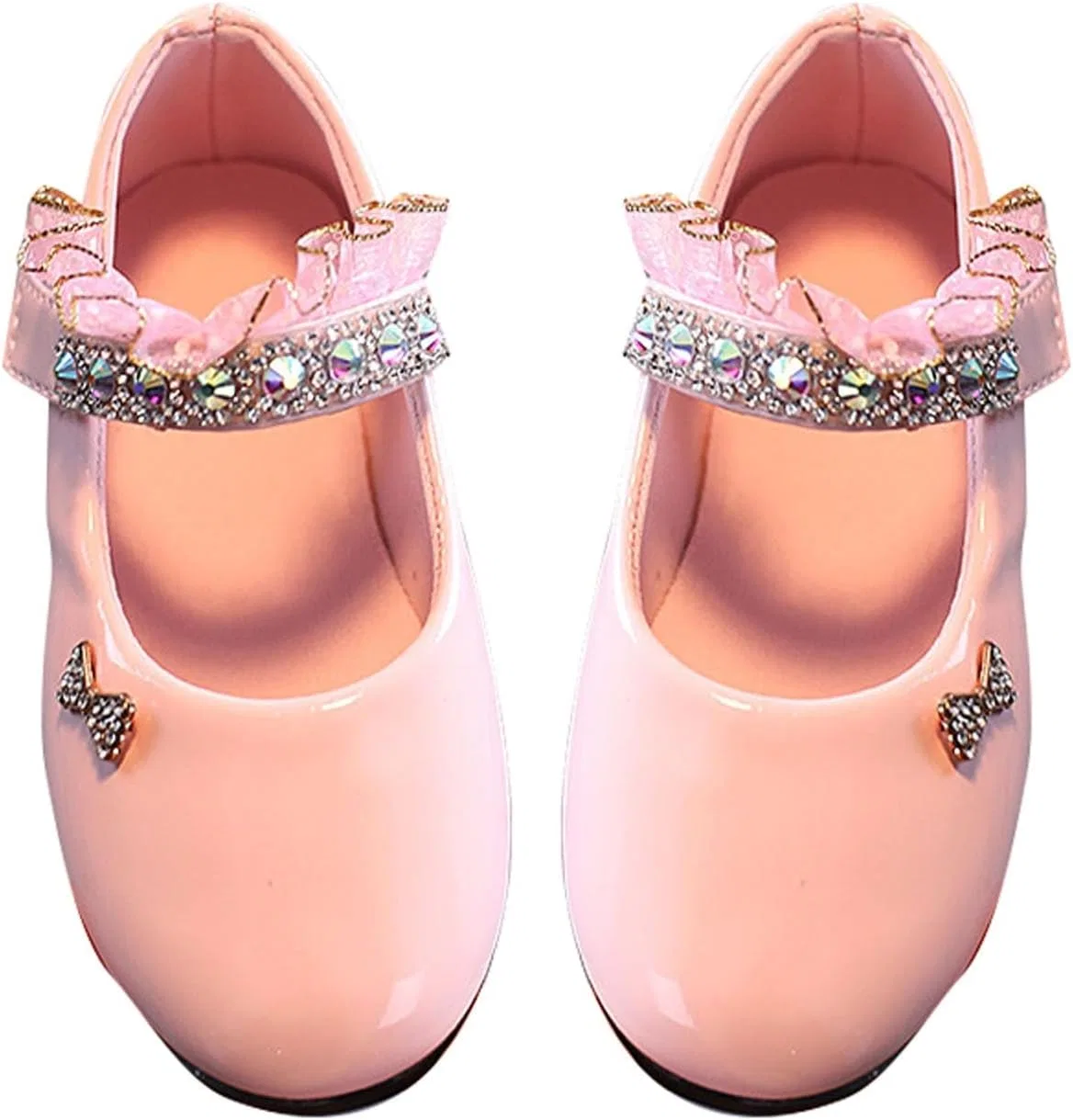 Детские туфли Мэри Джейн для девочек с кристаллами Princess Shoes