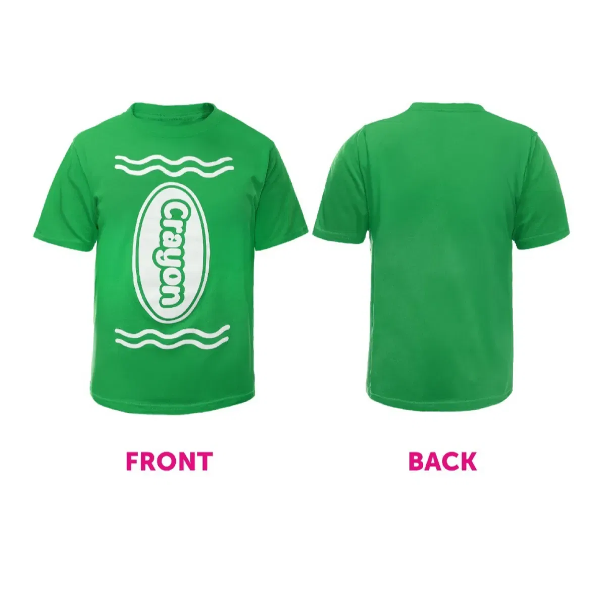 Футболка с принтом Green Crayon I Love Fancy Dress, Green — фото 4