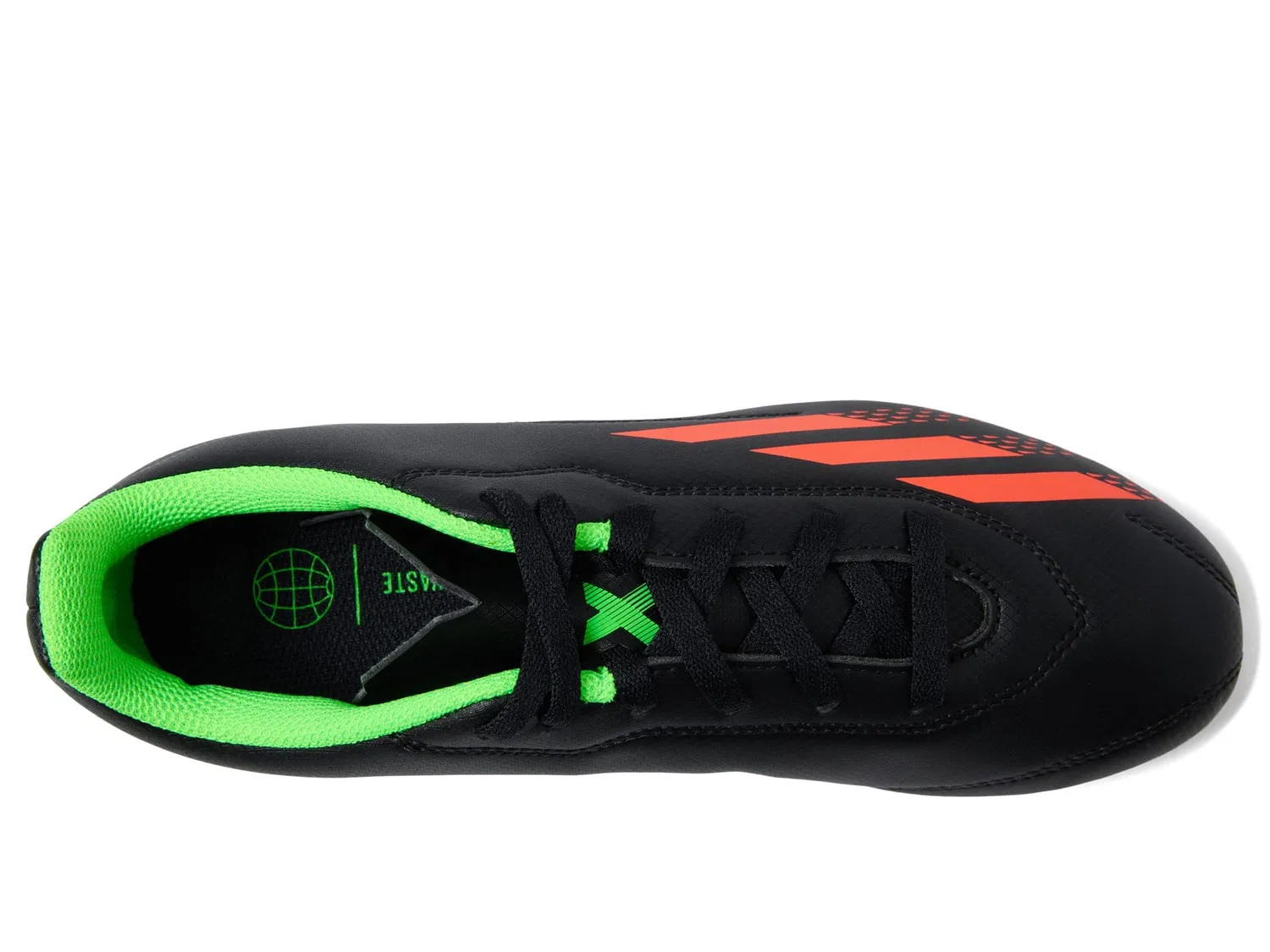 Детские бутсы для мальчиков с твердым покрытием X Speedportal.4 Adidas, Black Red Solar Green — фото 3