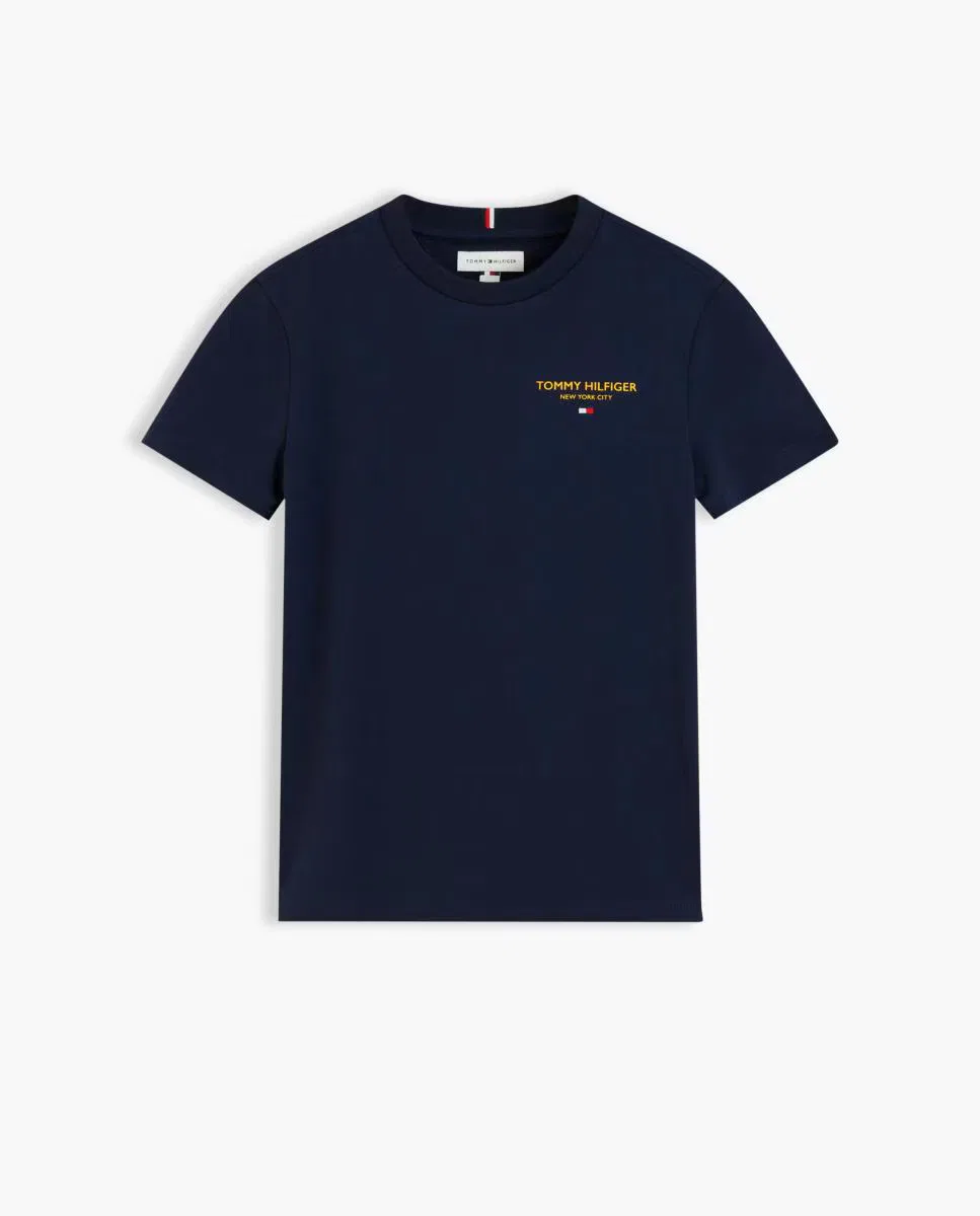 Детская футболка с коротким рукавом, Tommy Hilfiger, синий