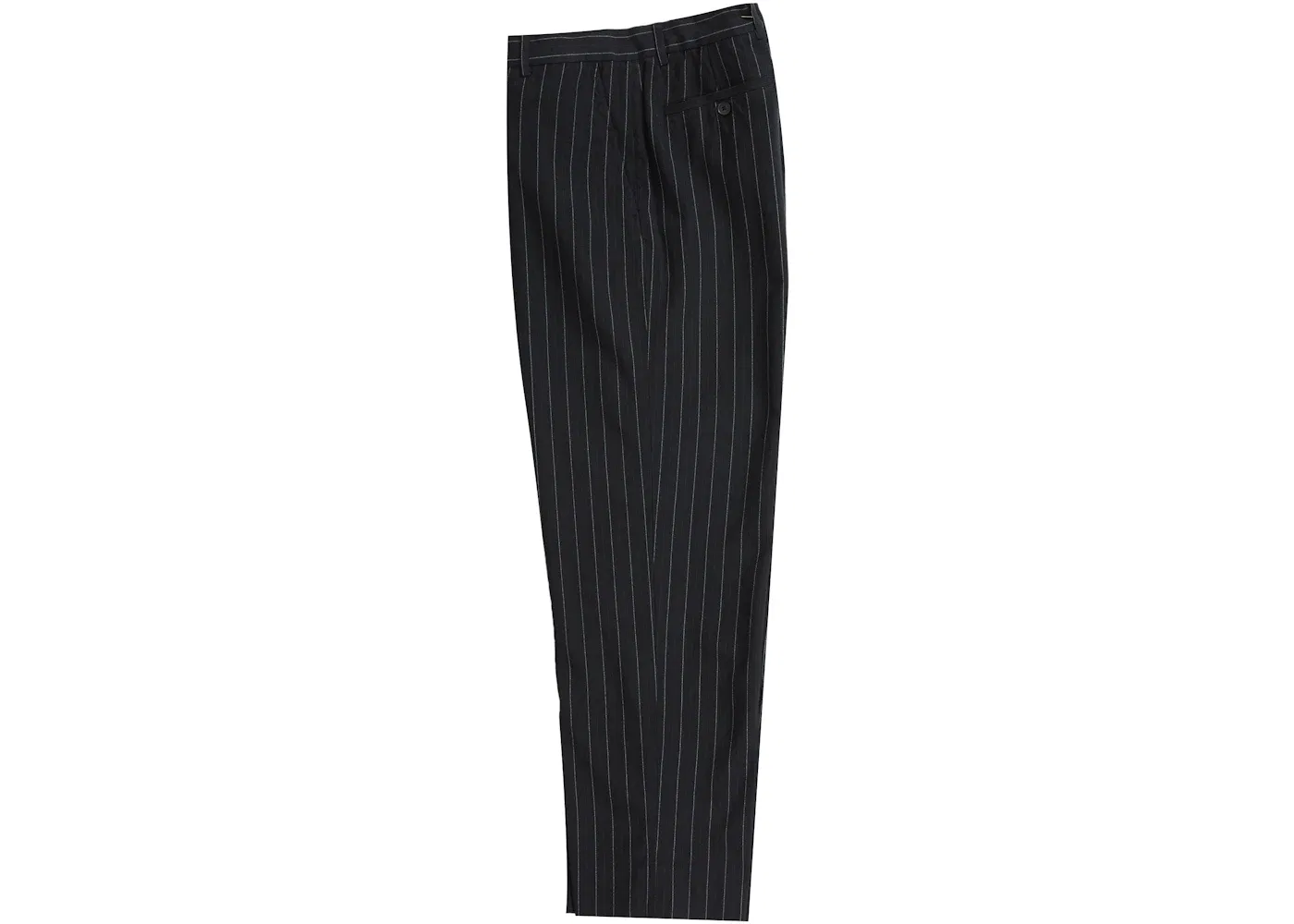 Мужской спортивный костюм с принтом в полоску Supreme, Black Pinstripe — фото 3