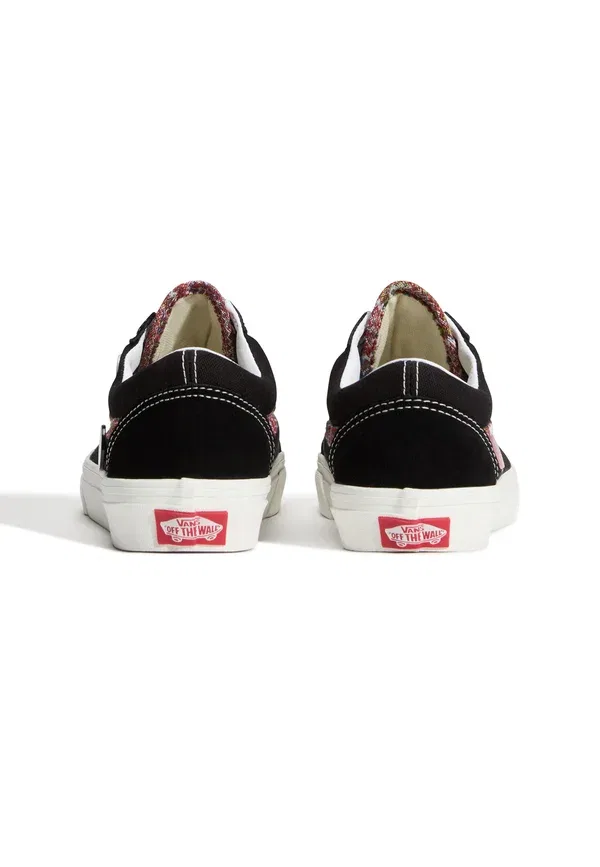 Кроссовки из кожи и текстиля Old Skool Vans, Souvenir Black Marshmallow, черный — фото 4