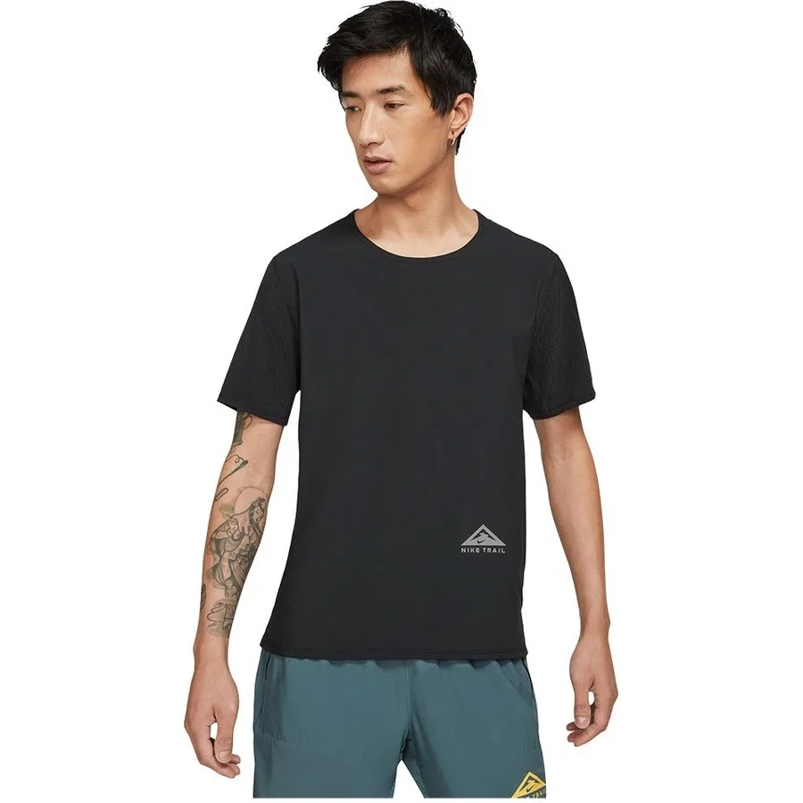 Мужская футболка с коротким рукавом Dri-FIT Rise 365 Nike, Черный