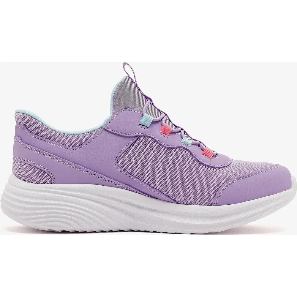 Детские спортивные кроссовки для девочек без шнуровки Lavender Bounder Pro Skechers — фото 2