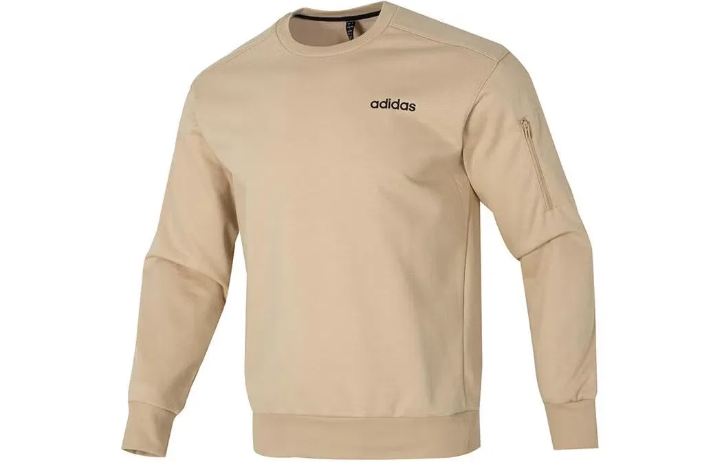 Свитшот с длинным рукавом Dry LBR Crew Adidas, бежевый — фото 2