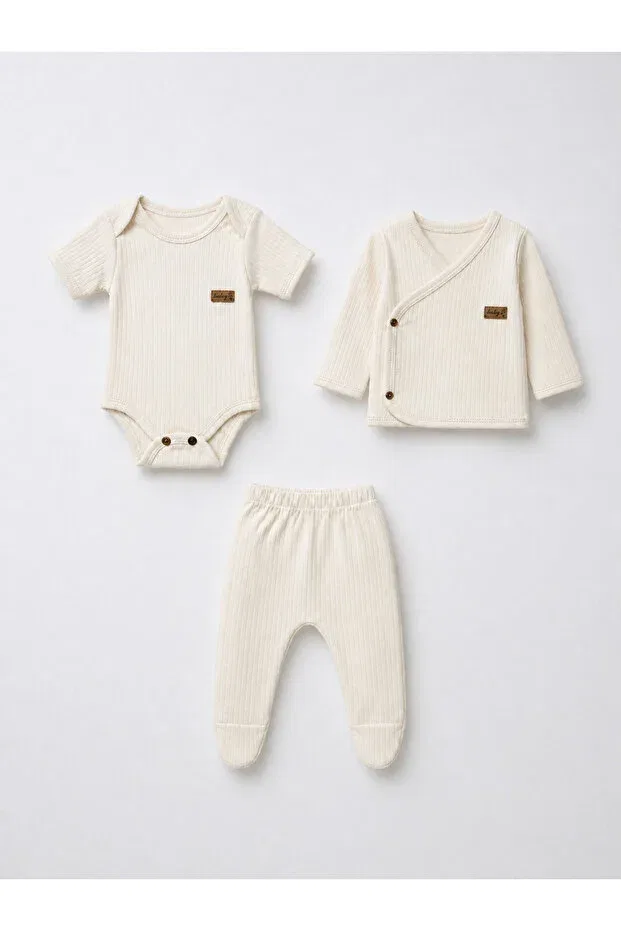 Детский комплект для выписки с текстурой Tifina Kids, Nude Color — фото 3