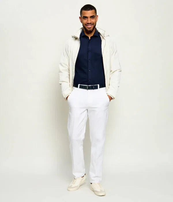 Мужская рубашка slim fit P-Hank-SP-261 BOSS, Blu Marino — фото 2