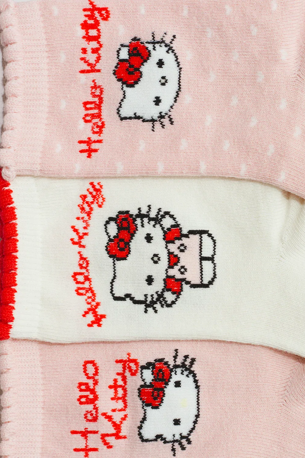 Набор из 5 носков с рисунком H&M, Weiß/Hello Kitty — фото 2
