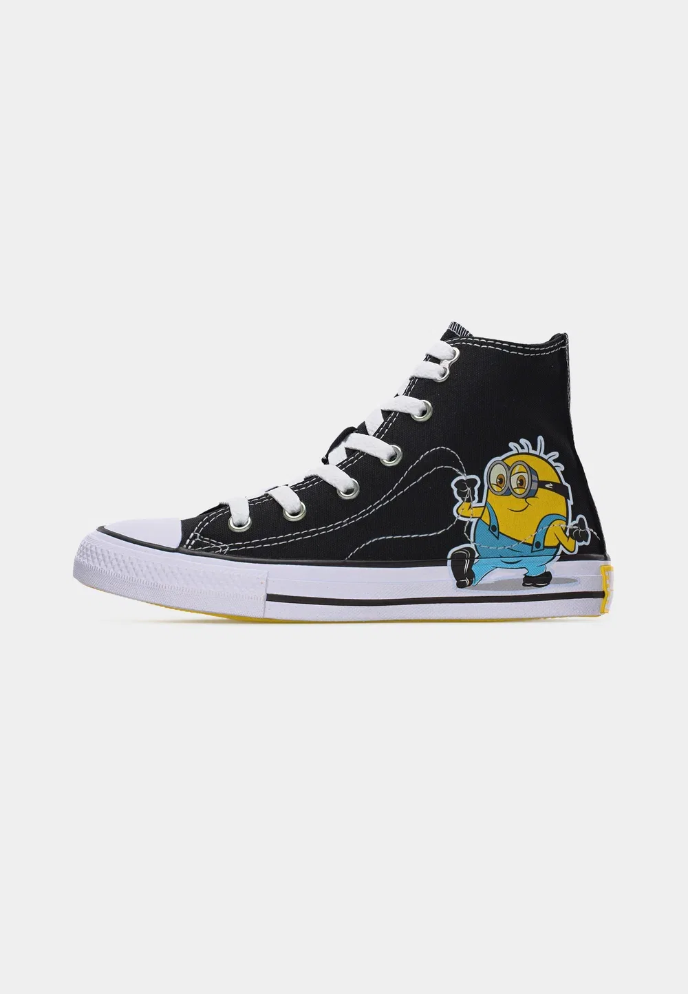 Классические высокие кроссовки Chuck унисекс Converse, Black/Multi-Coloured/White — фото 2
