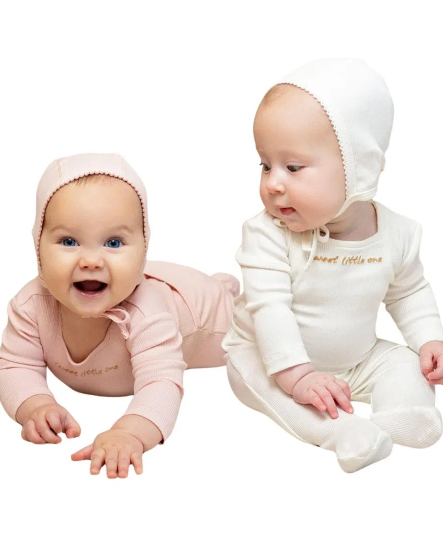 Боди-комбинезон Sweet Little One Footie NoggiWear, Ivory — фото 4