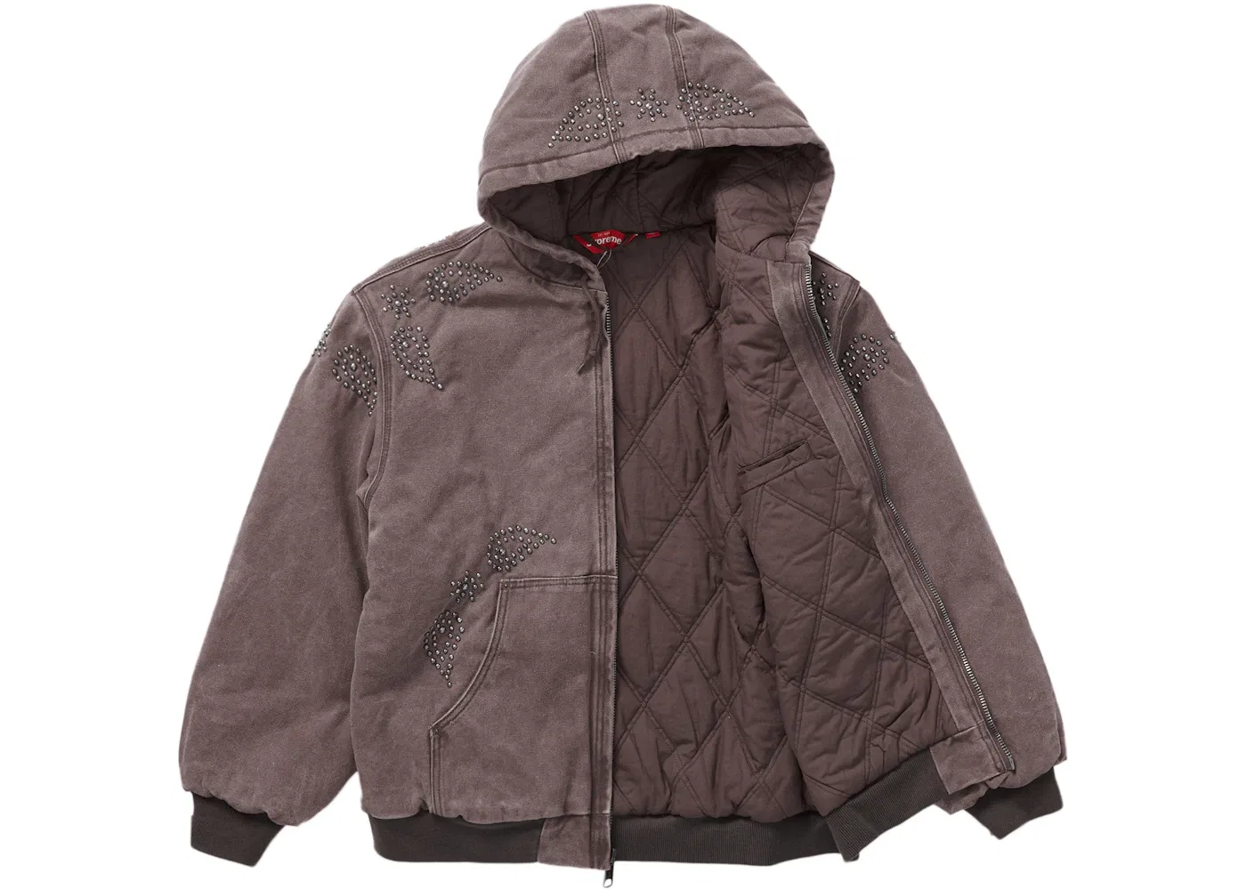Мужская рабочая куртка с принтом Paisley Supreme, коричневый — фото 2
