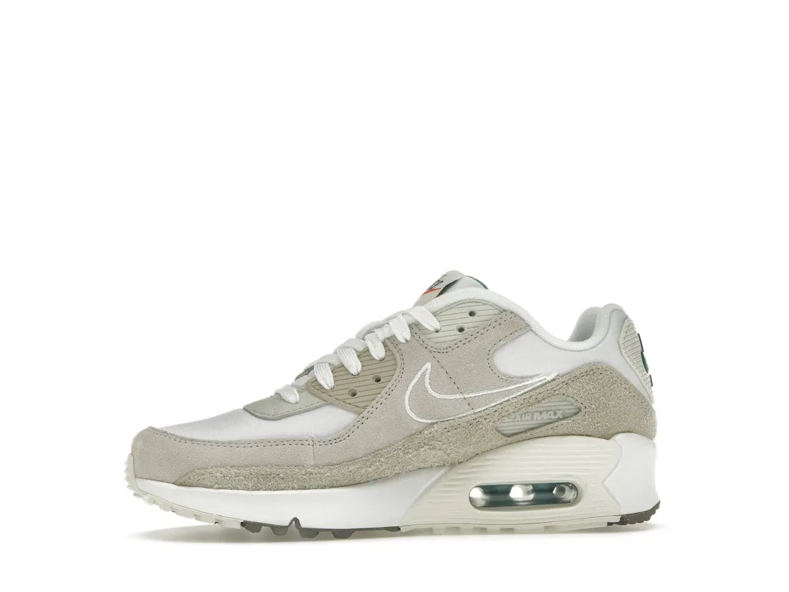 Детские кроссовки Lifestyle Nike Air Max 90 SE First Use Pack Sail, Sail/White/Green — фото 3