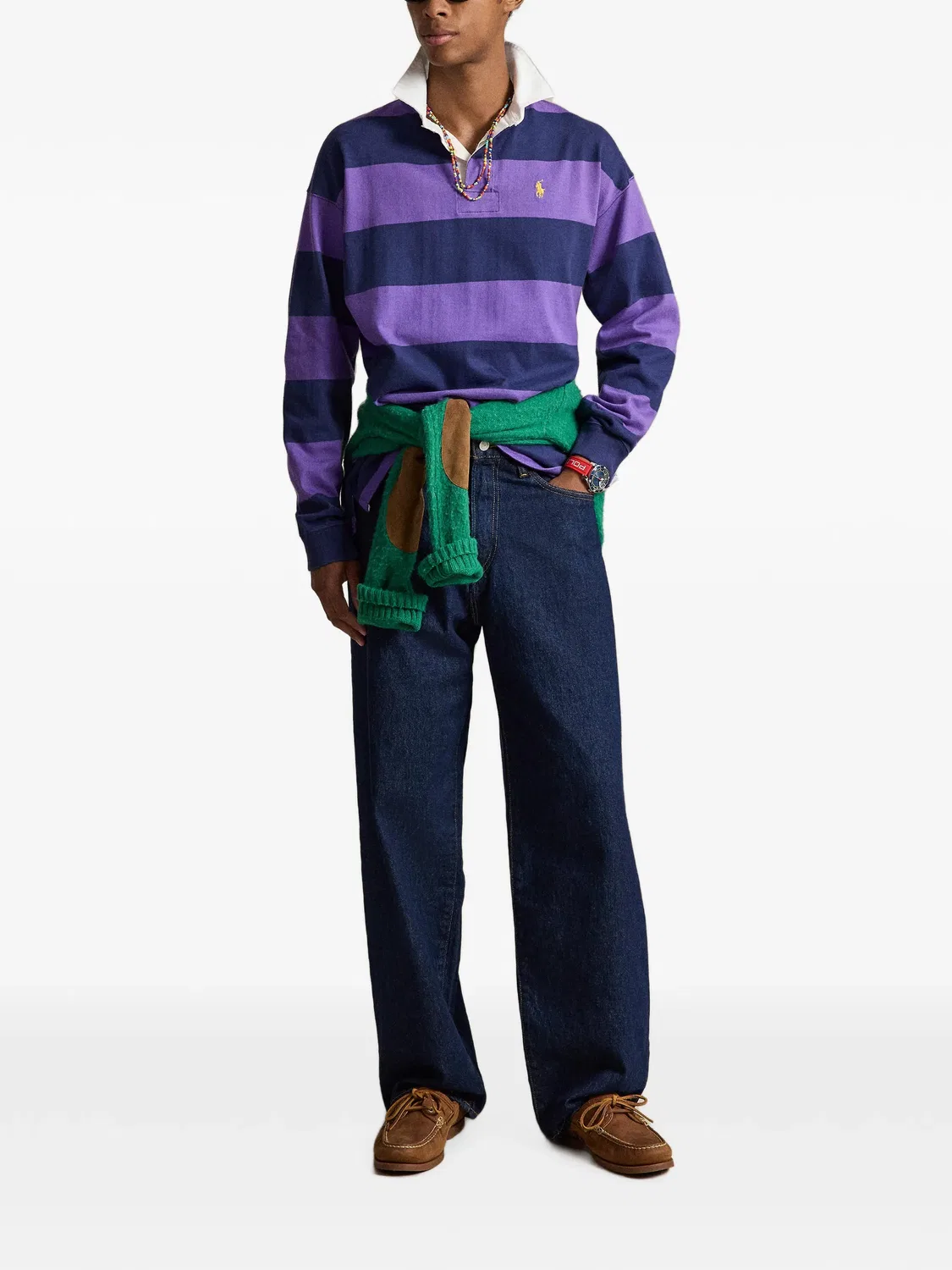 Джинсы Rivington Relaxed Polo Ralph Lauren, синий — фото 2