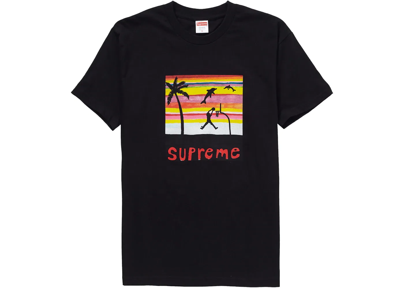 Мужская футболка с принтом Dunk Supreme, Black