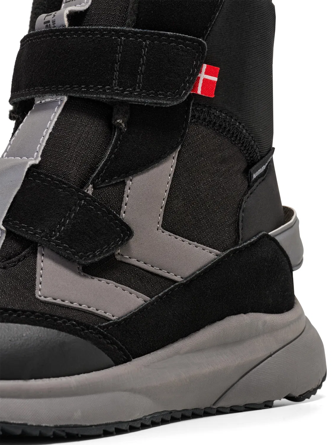 Детские ботинки-кроссовки с высоким берцем Reach Conquer Hummel, Schwarz Grau — фото 4