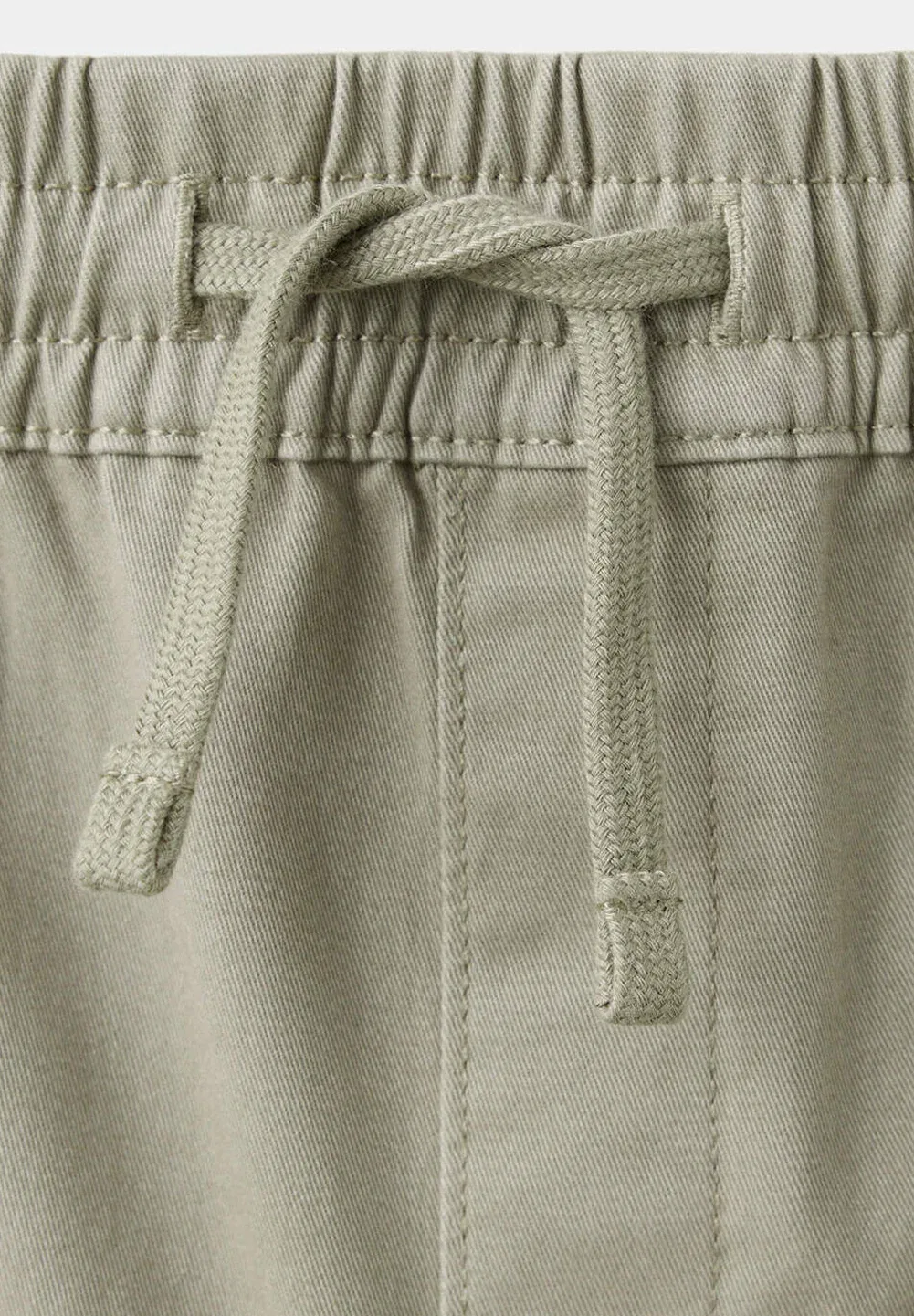 Детский - штаны Mango Kids, Khaki — фото 4