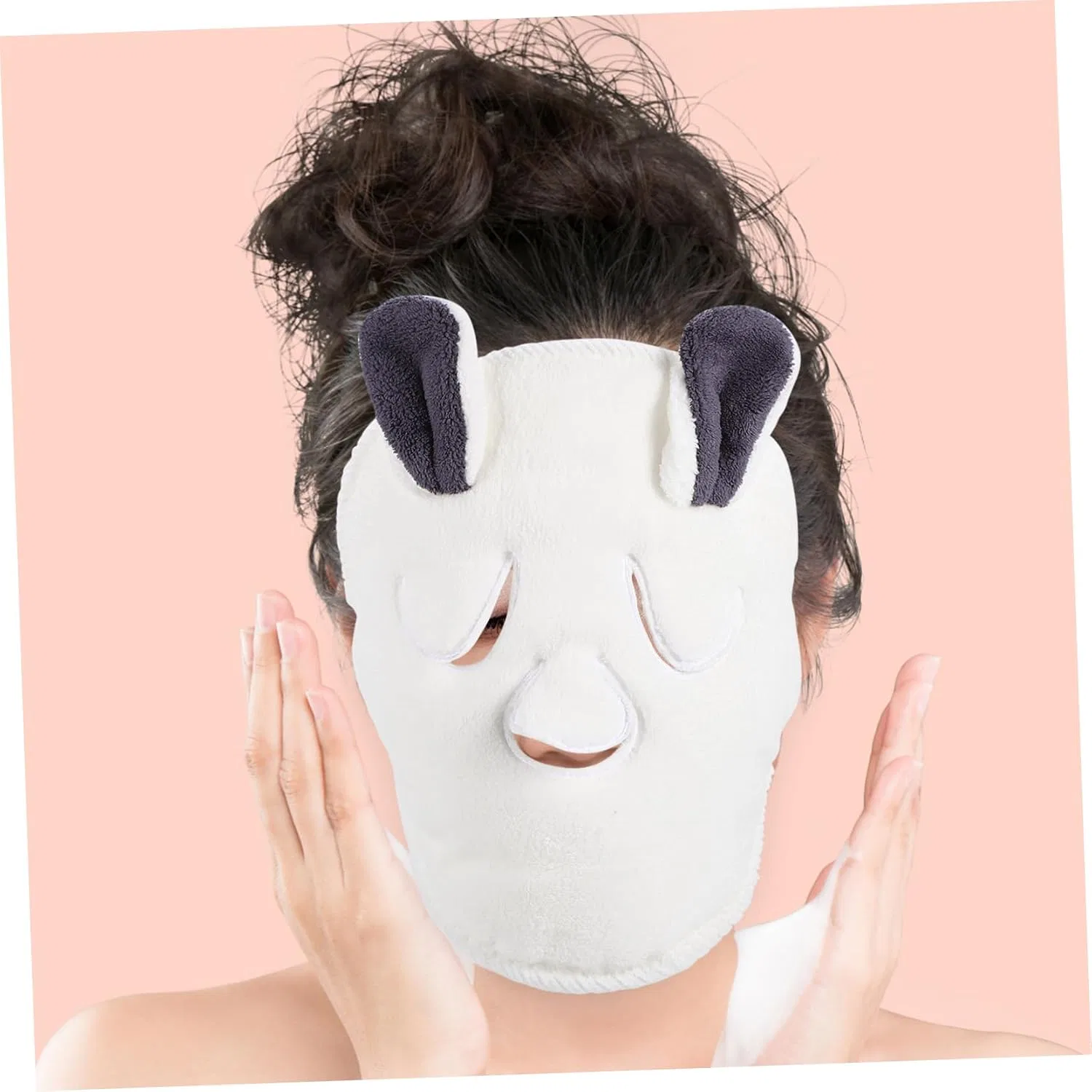 Полотенце для лица Fleece Face Towel, Healvian, 1 шт, 25x24.5x0.5 см, серый — фото 3