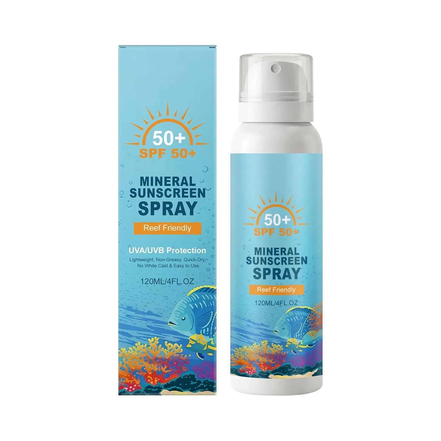 Солнцезащитный спрей SPF 50, легкая текстура, 120 мл Generisch