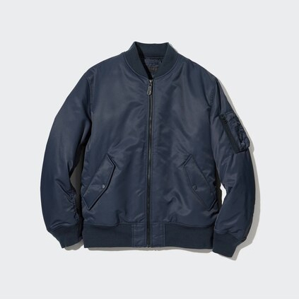 

Куртка-бомбер Uniqlo MA-1 Unisex, 69 темно-синий