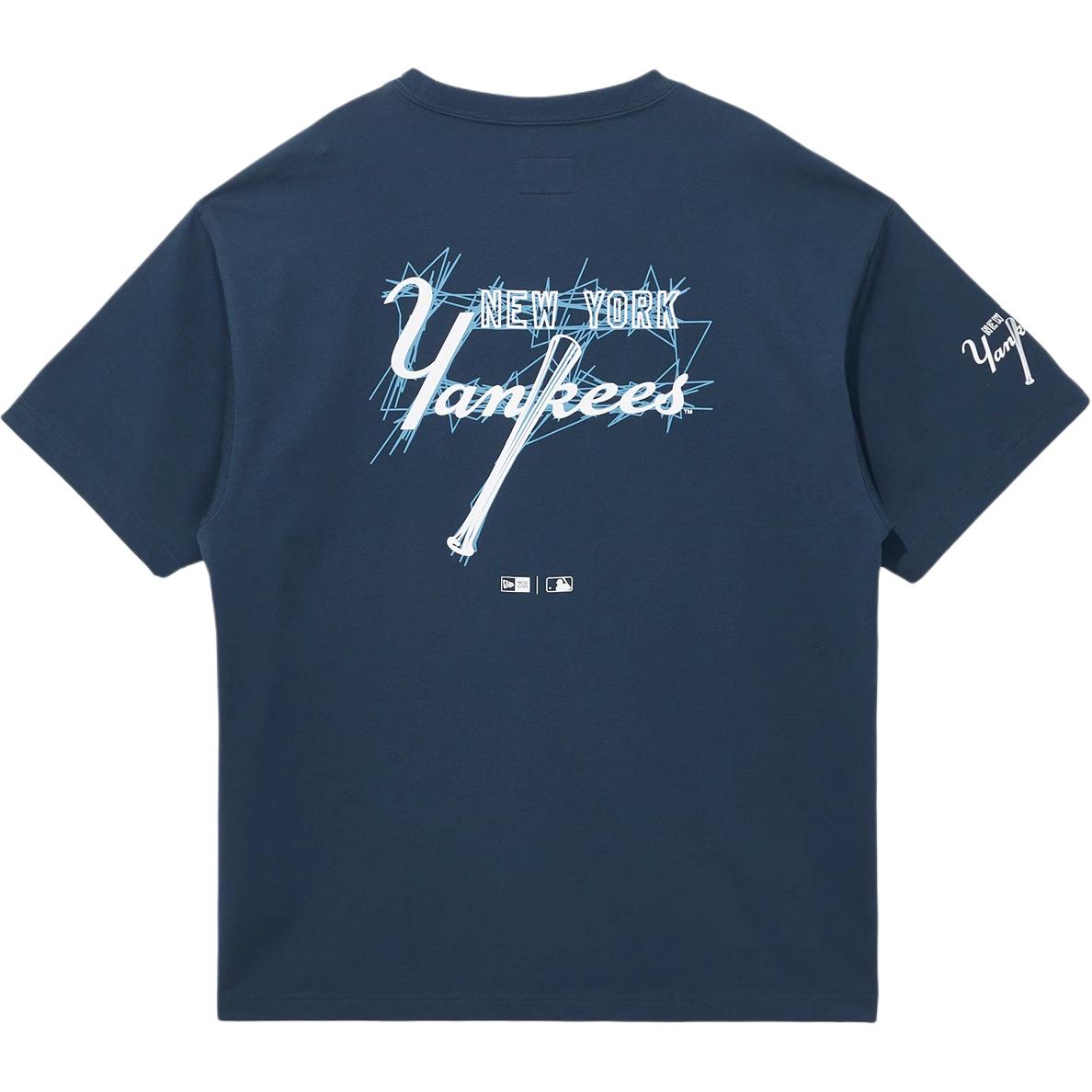 

New Era Футболка унисекс темно-синяя, Синий, New Era Футболка унисекс темно-синяя