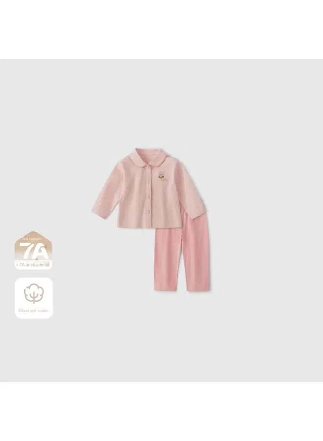 Комплект пижамы однотонный с открытым передом Jellybaby — фото 2