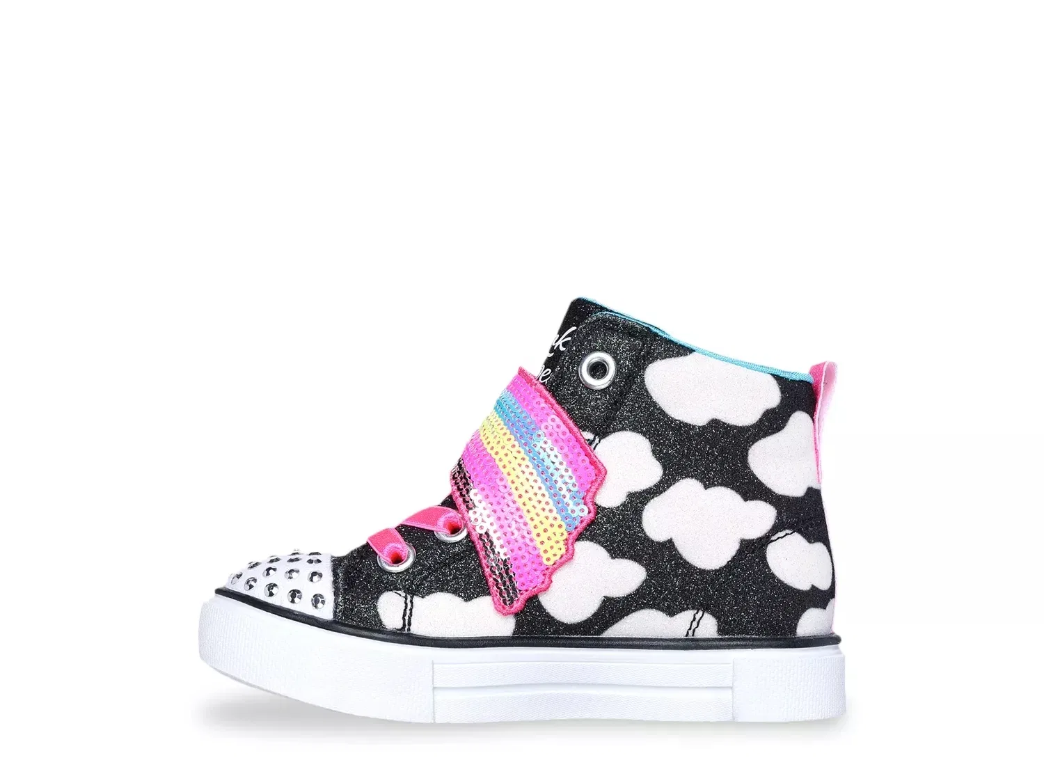 Кроссовки со светодиодами Twinkle Toes Twinkle Sparks Shooting Star, Skechers, черный — фото 2