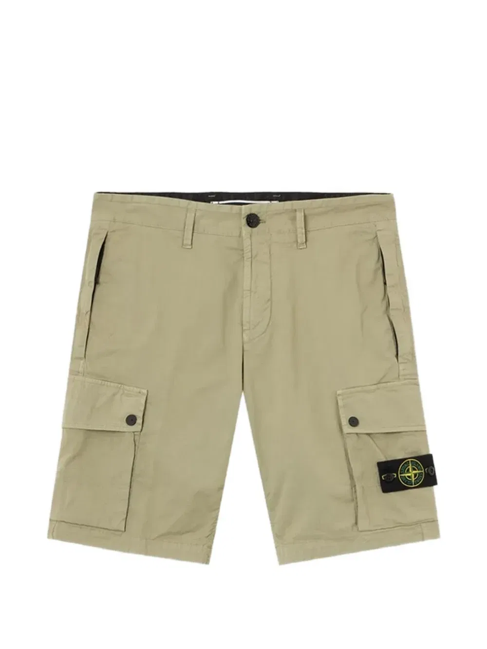 Шорты карго с нашивкой в виде компаса Stone Island, бежевый