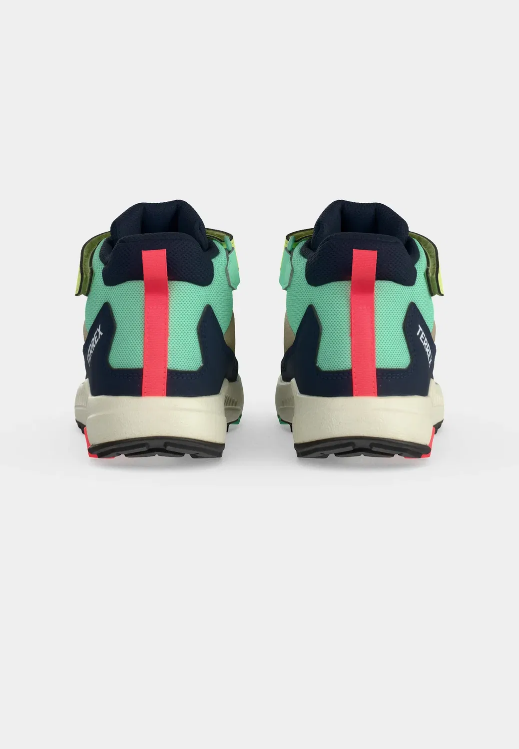 Походные ботинки Anylander средней высоты, унисекс Adidas Terrex, Khaki Three/Wonder White/Legend Ink — фото 4