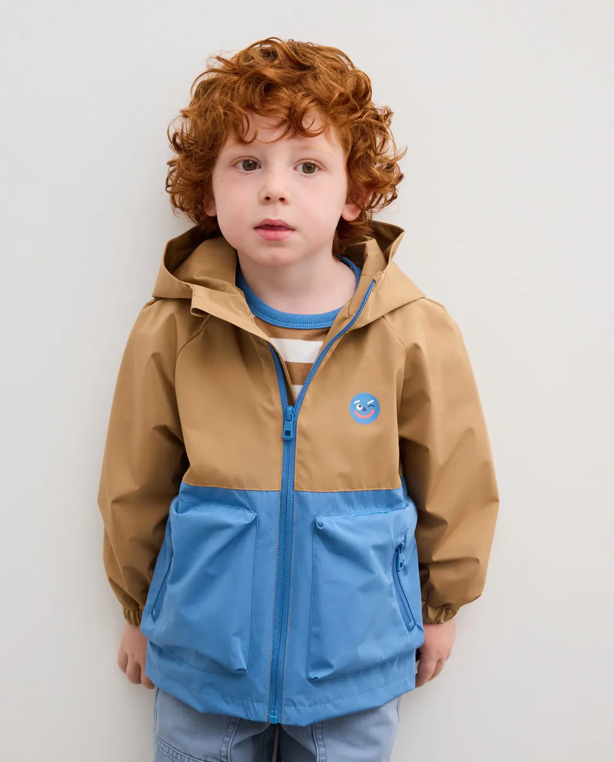 Детская куртка для мальчиков цвет-блок Kids El Corte Inglés, 400 Azul