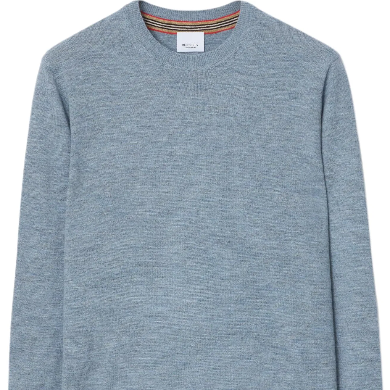 Мужской свитер с круглым вырезом Burberry, Medium Blue — фото 3