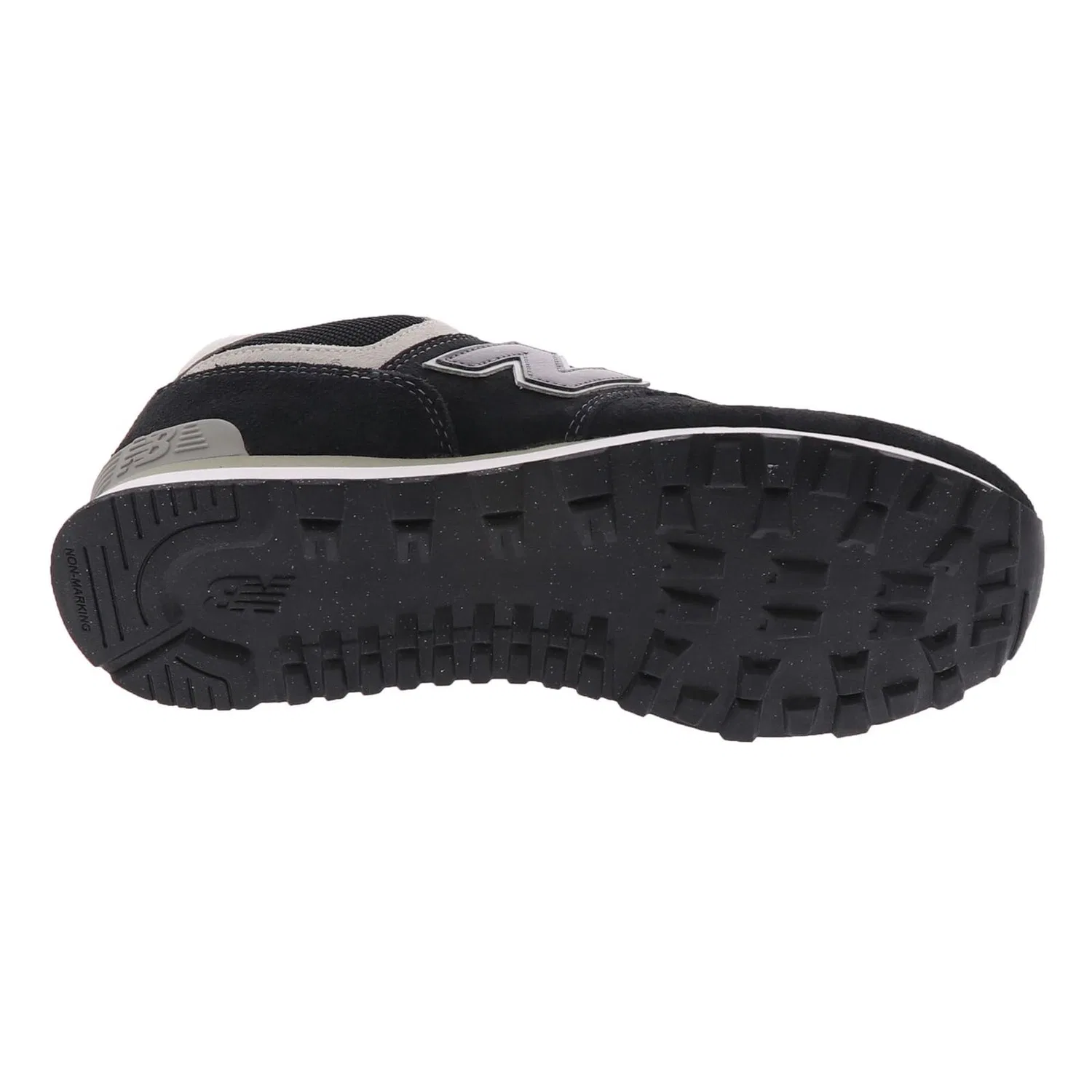 Детские кроссовки для девочек с принтом New Balance 574 Heritage Vintage Pack, Black Black Evb 01 — фото 4