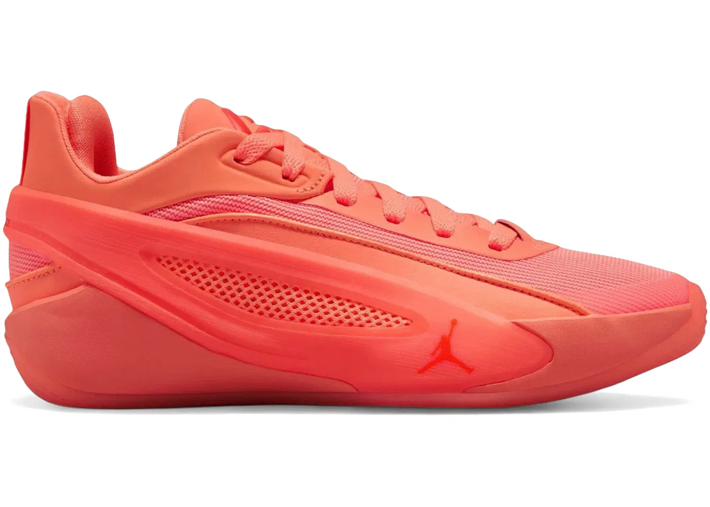 Детские кроссовки с принтом Jordan Luka 5 Mango, цвет Orange Pulse/Hyper Crimson
