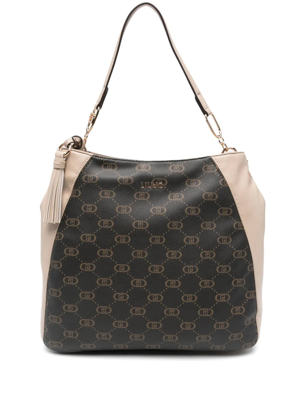 

Сумка-тоут с логотипом Liu Jo, коричневый