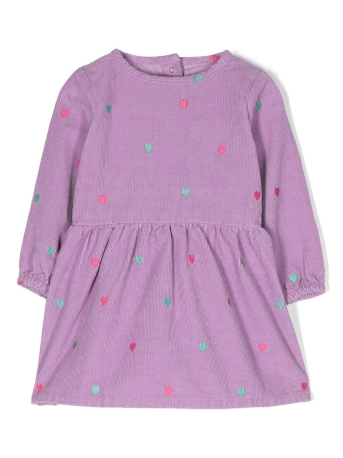 

Stella McCartney Kids вельветовое платье с вышивкой, фиолетовый