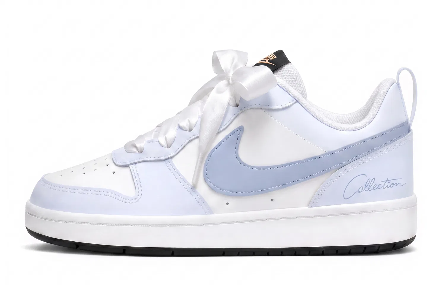 Детские кроссовки для скейтбординга Sky Blue Nike Court Borough — фото 3