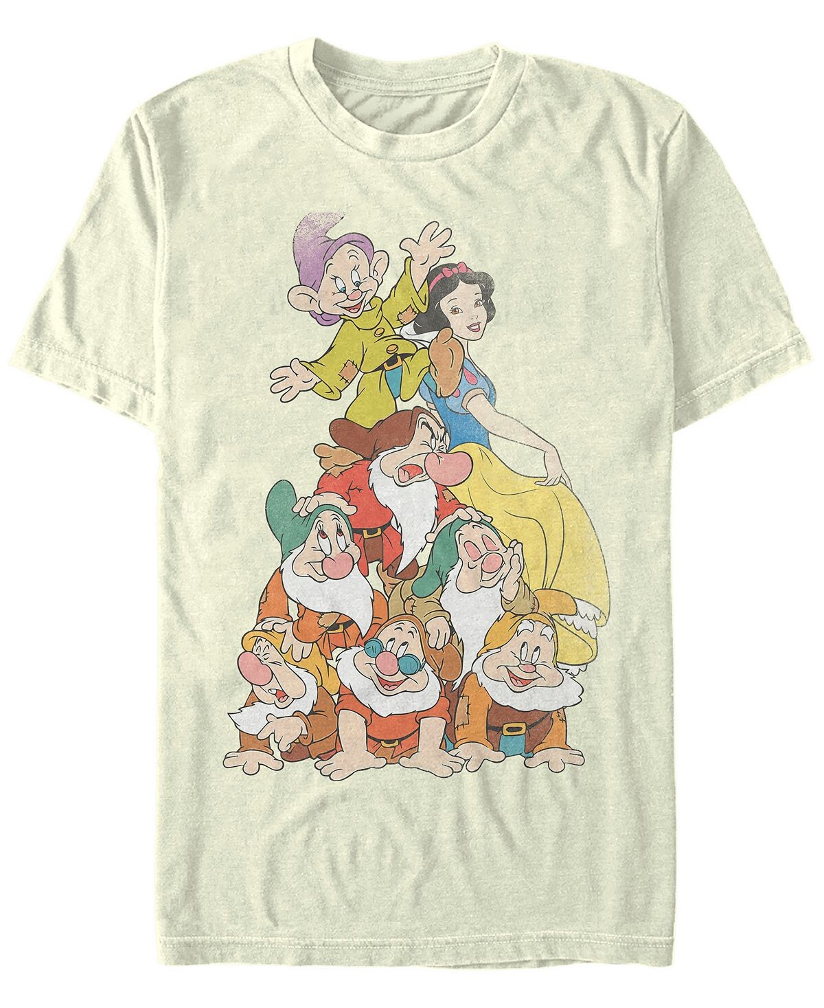 

Мужская футболка с коротким рукавом disney snow white seven dwarf stack Fifth Sun, Серый, Мужская футболка с коротким рукавом disney snow white seven dwarf stack Fifth Sun