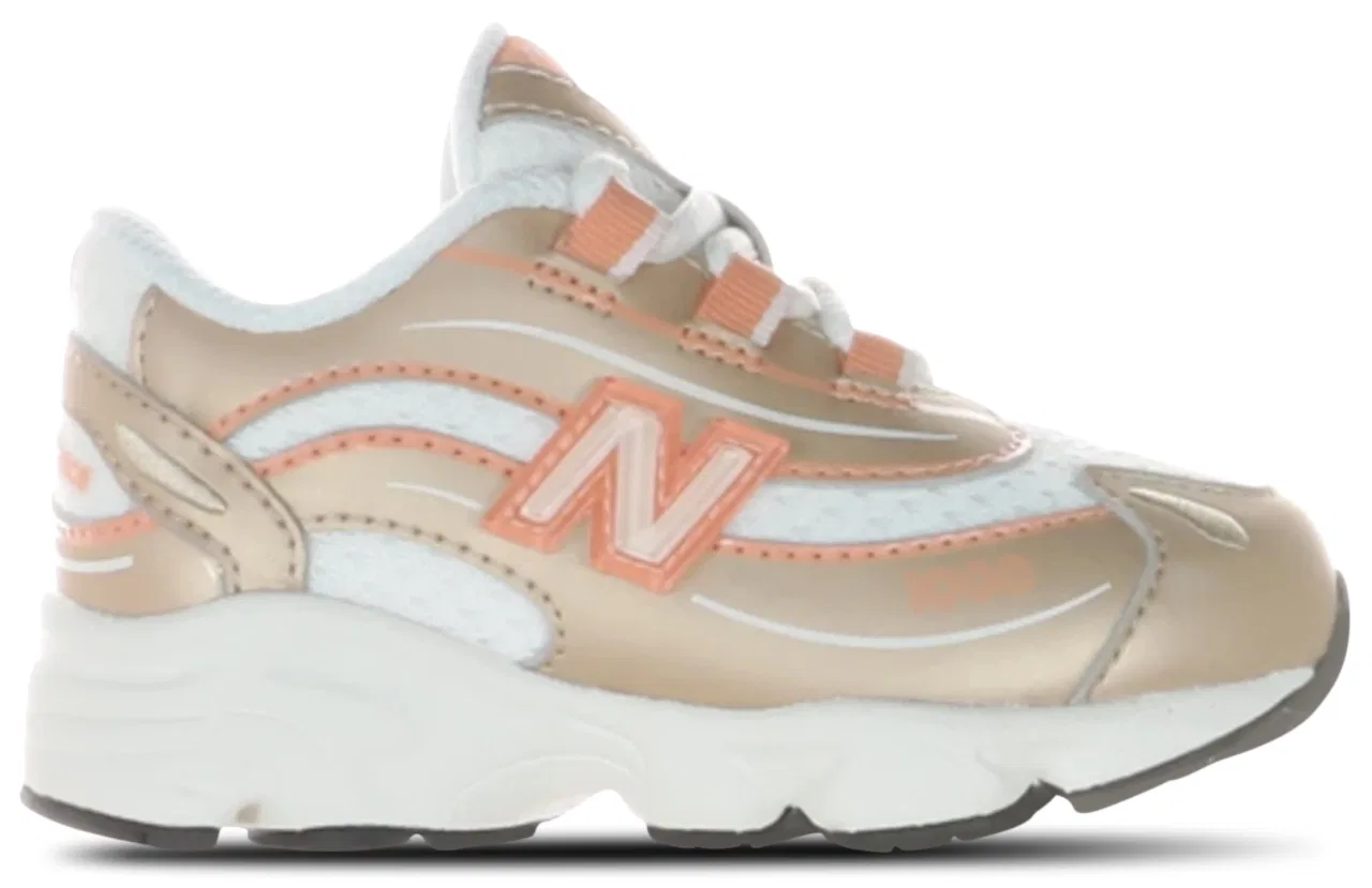 Кроссовки для девочек 1000 New Balance, золотой/белый