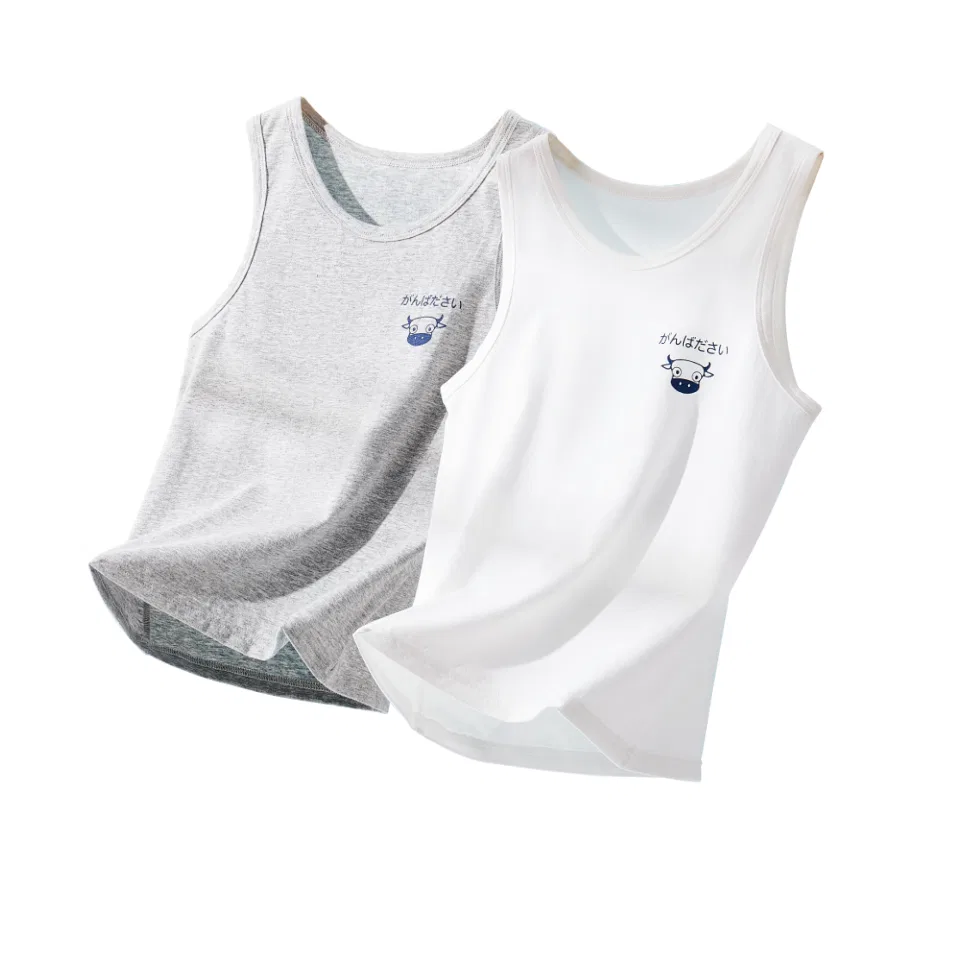 Детский топ на бретелях комплект из 2 штук Lanza, White + Blue — фото 4