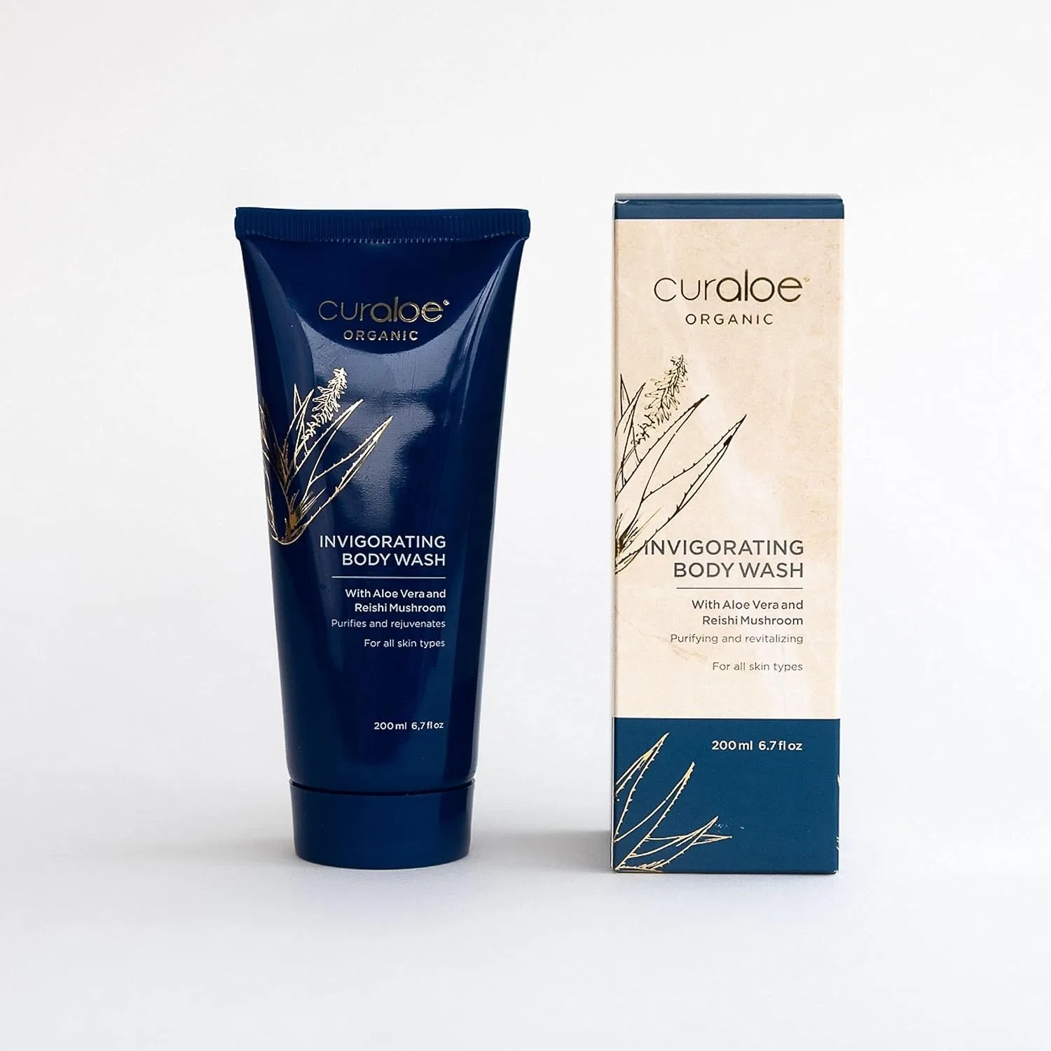Гель для душа Invigorating Body Wash, Curaloe, 240 мл — фото 3
