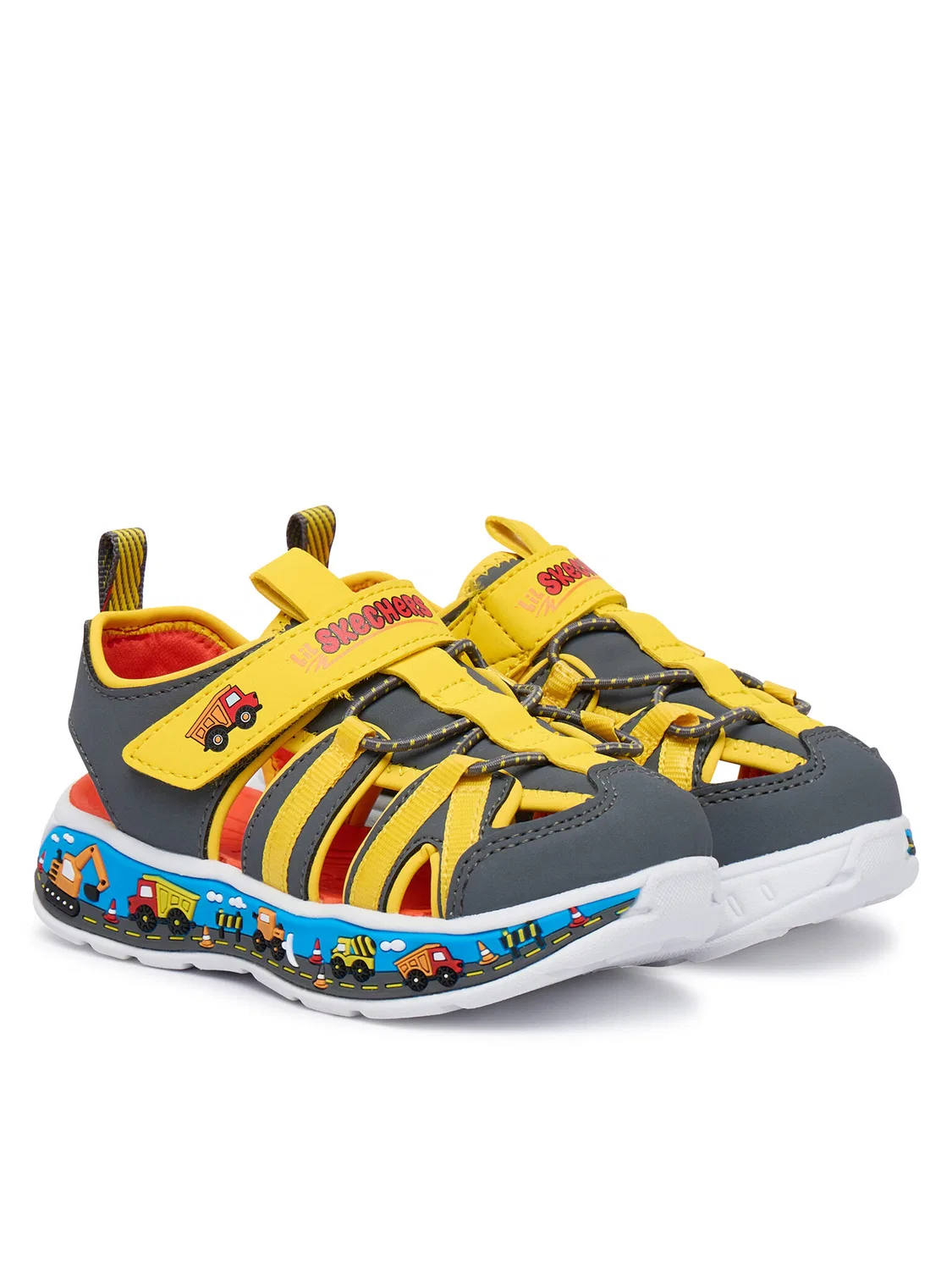 Сандалии для мальчика Infants' Play Scene Splash Skechers, разноцветный — фото 2