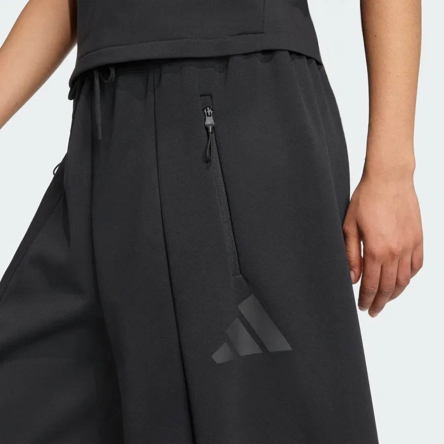Спортивные штаны с открытым низом Z.N.E. Open-Hem Pants adidas, Черный — фото 4