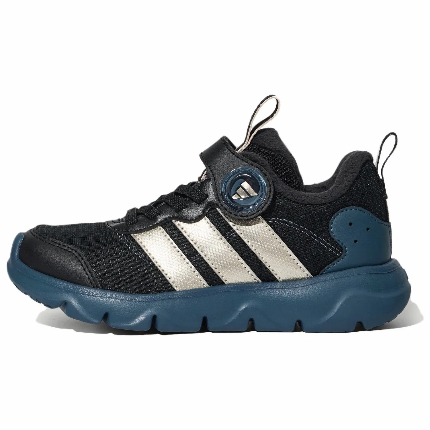 Детские кроссовки для бега с моделью Playflow 2.0, Adidas, Black/Brown Metal/Dark Night Arctic Ocean Blue