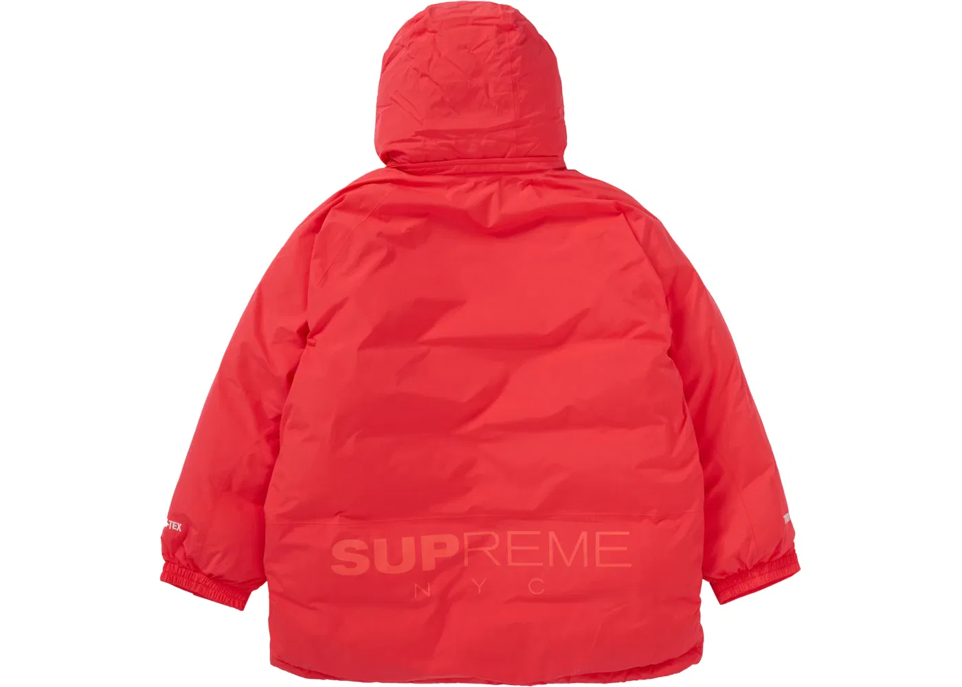 Мужская куртка-пуховик с принтом Supreme GORE-TEX 700-Fill Down Parka (FW20), Bright Red