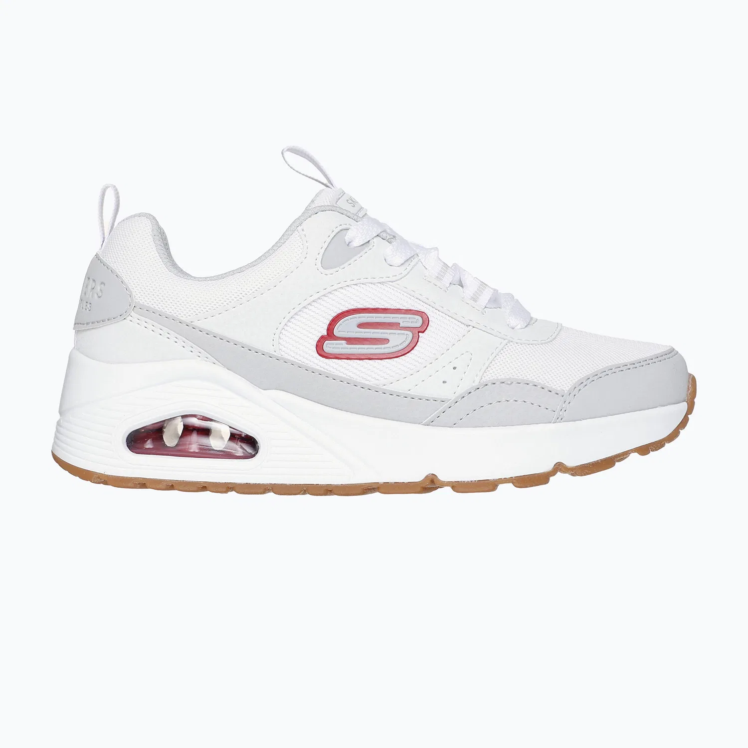 Детские кроссовки с ретро-дизайном Uno Retro Groove Skechers, Weiß — фото 3