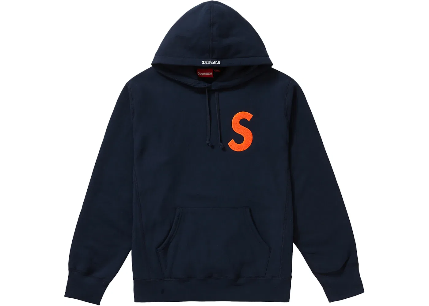 Мужской худи с принтом Supreme Hooded Sweatshirt (FW19), Navy