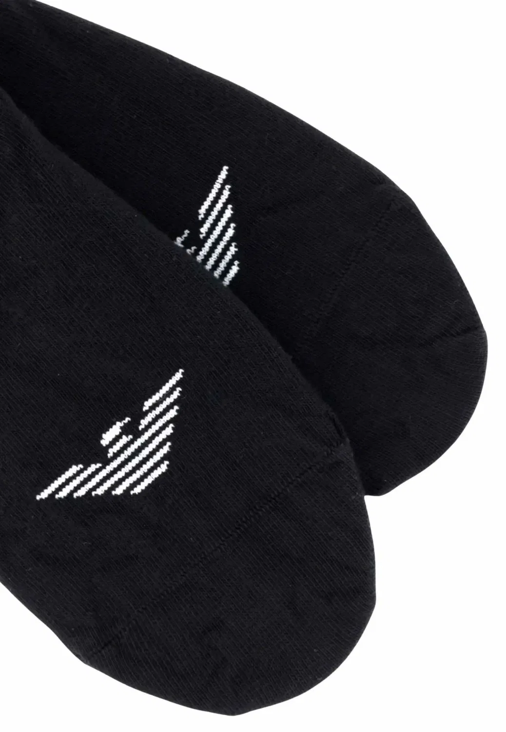 Мужские носки Calze 3 pack - невидимые носки Emporio Armani, Nero — фото 2