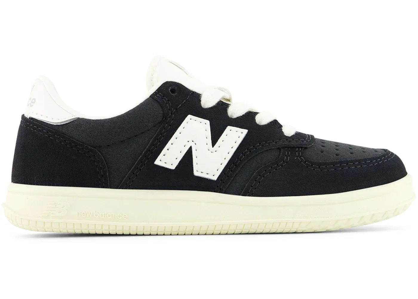 Детские кроссовки Lifestyle с принтом New Balance T500 Lace New Balance, Sea Salt/Black