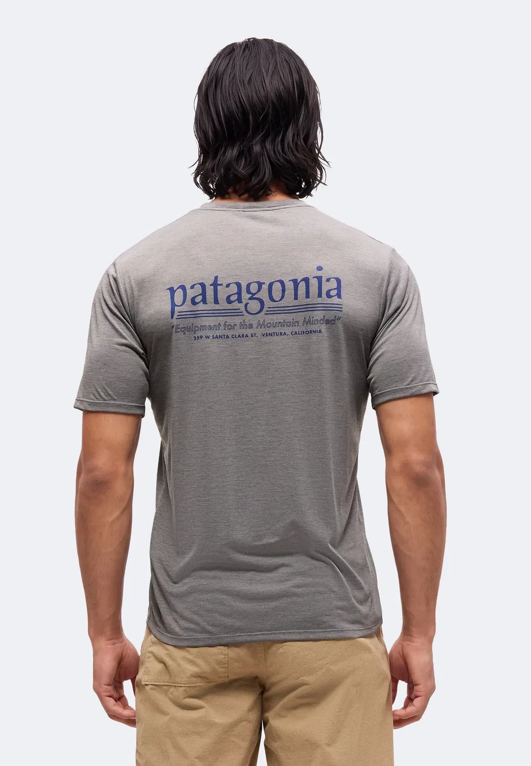 Спортивная футболка Daily hut tripper Patagonia, May Grey/Light May Grey