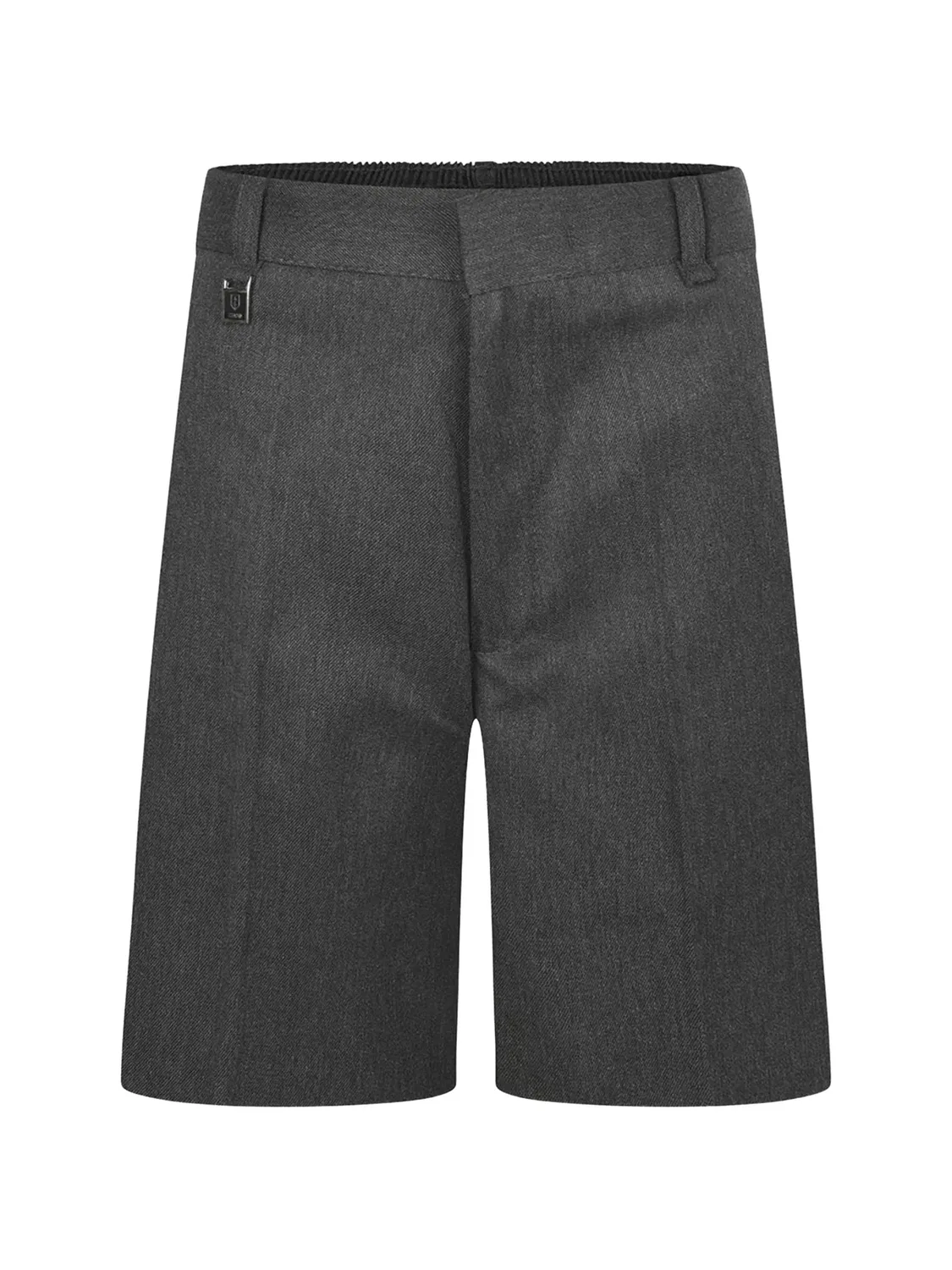 Шорты с эластичным поясом и логотипом Zeco Schoolwear Kids, серый